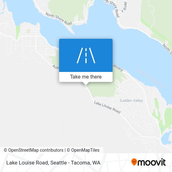 Mapa de Lake Louise Road