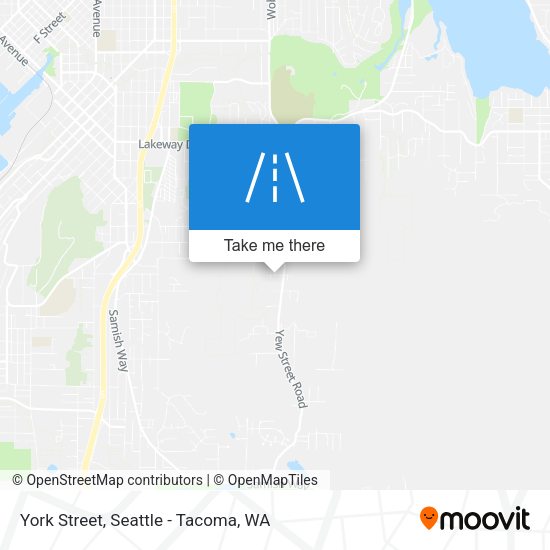 York Street map