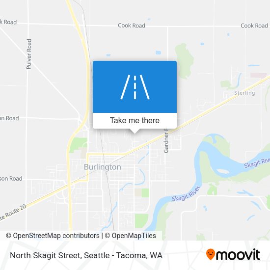 Mapa de North Skagit Street