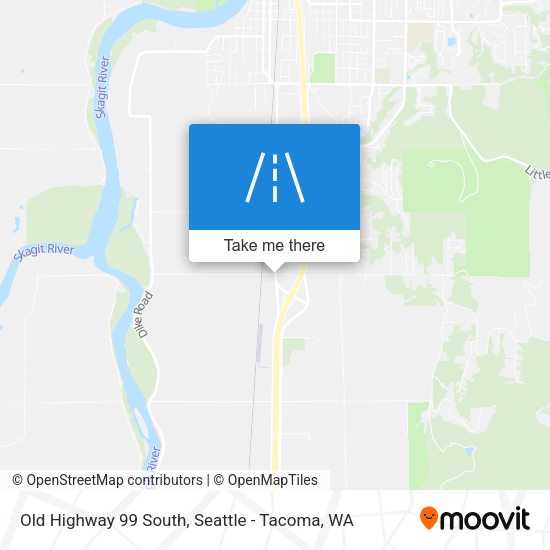 Mapa de Old Highway 99 South
