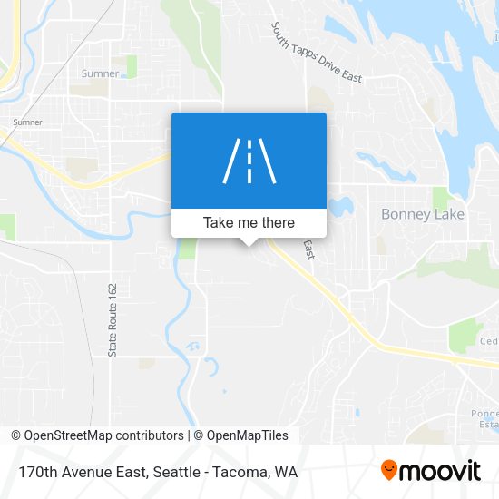Mapa de 170th Avenue East