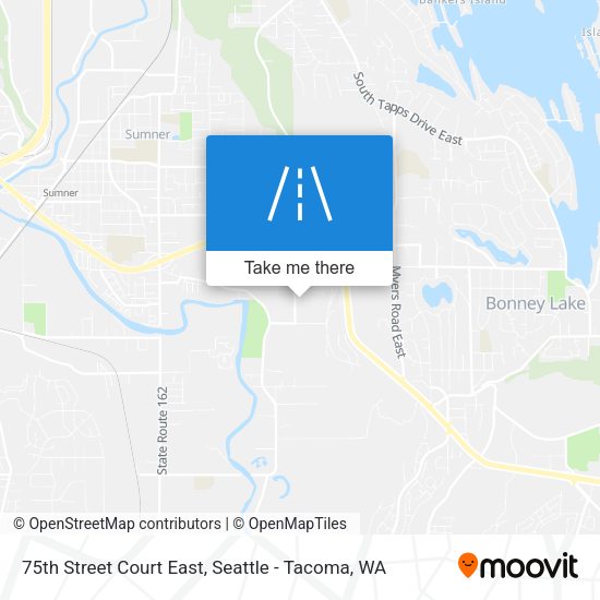 Mapa de 75th Street Court East