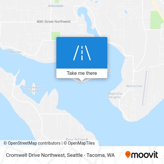 Cromwell Drive Northwest map