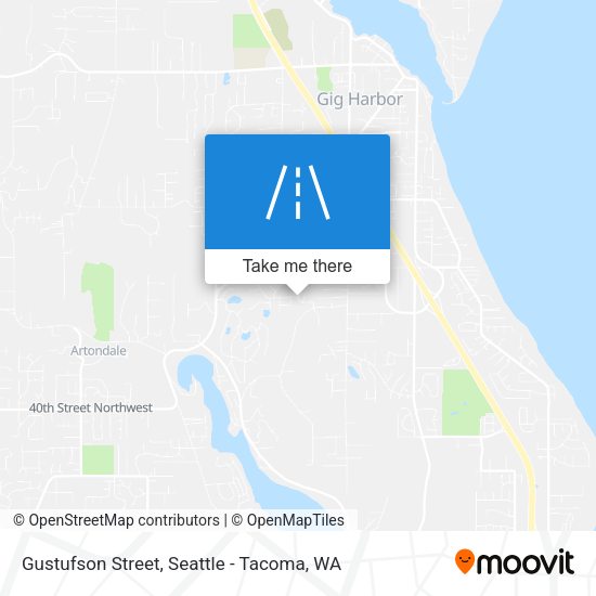 Gustufson Street map