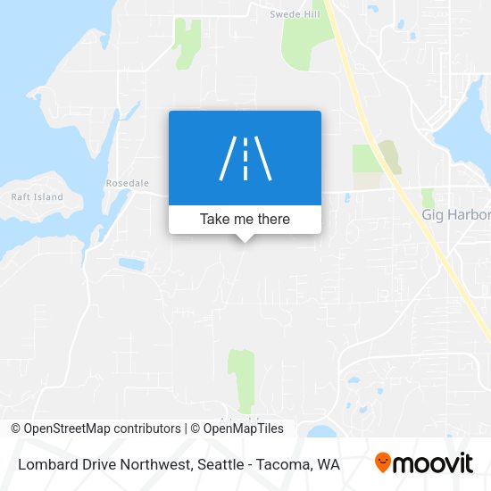 Mapa de Lombard Drive Northwest