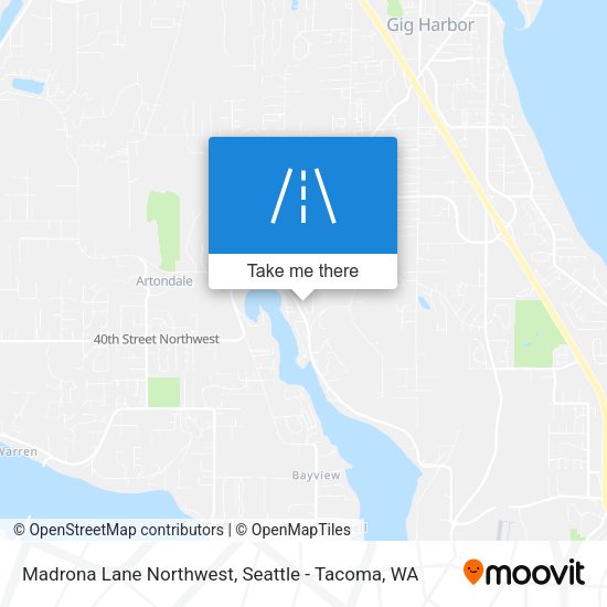 Madrona Lane Northwest map