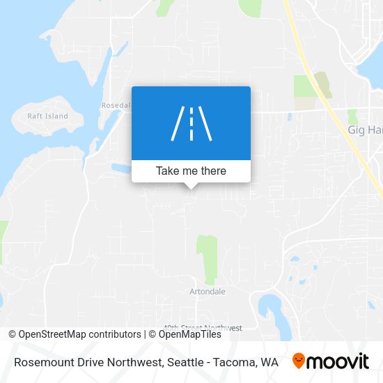 Rosemount Drive Northwest map