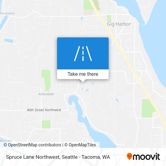Mapa de Spruce Lane Northwest