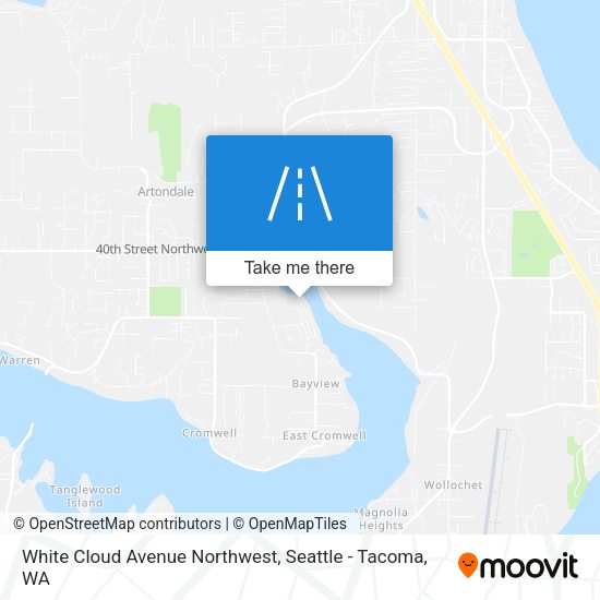 Mapa de White Cloud Avenue Northwest