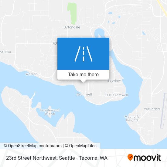 Mapa de 23rd Street Northwest