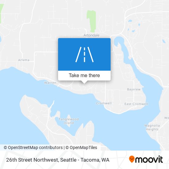 26th Street Northwest map