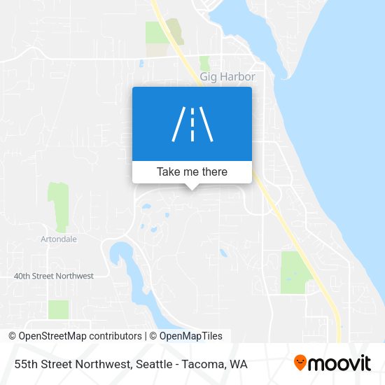 Mapa de 55th Street Northwest