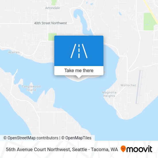 56th Avenue Court Northwest map