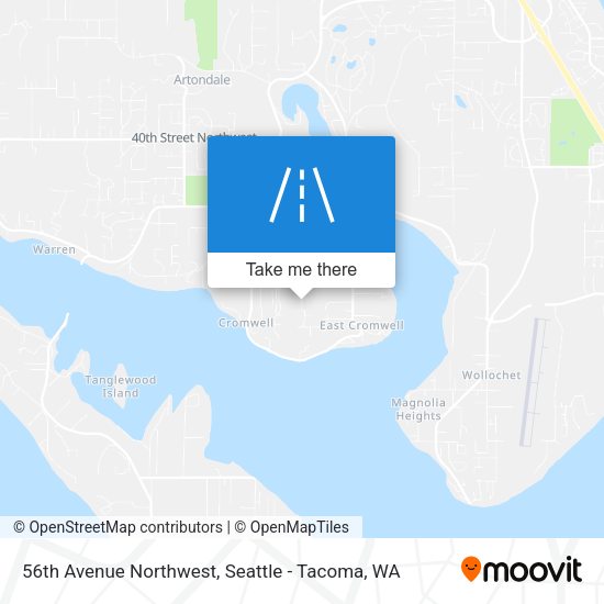 Mapa de 56th Avenue Northwest