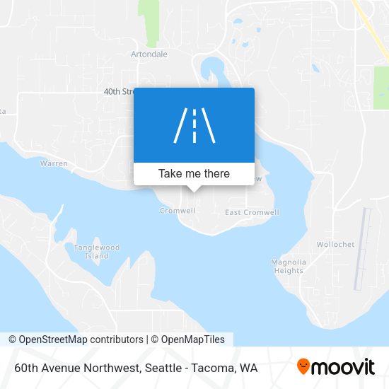 Mapa de 60th Avenue Northwest