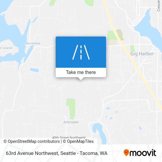 Mapa de 63rd Avenue Northwest
