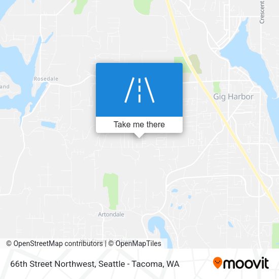 66th Street Northwest map