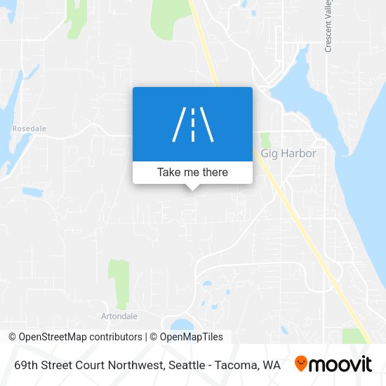 Mapa de 69th Street Court Northwest