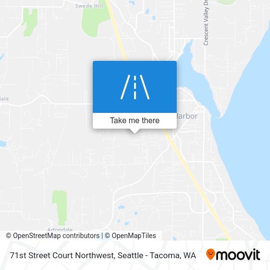 Mapa de 71st Street Court Northwest