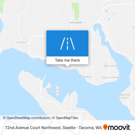 72nd Avenue Court Northwest map