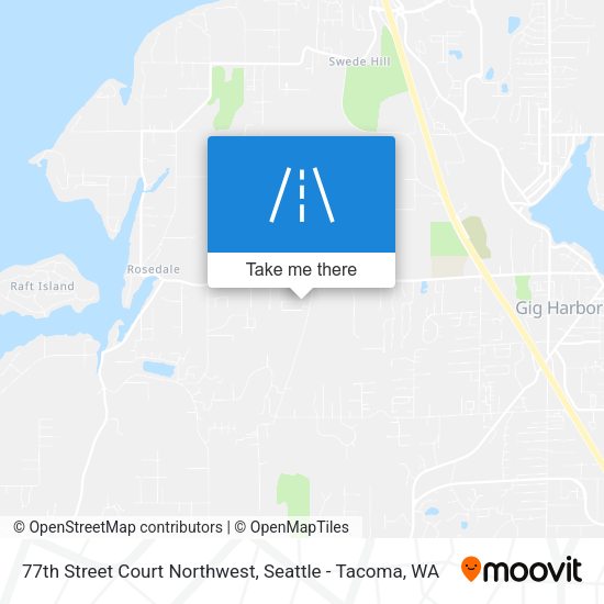 Mapa de 77th Street Court Northwest