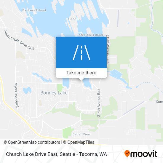 Church Lake Drive East map