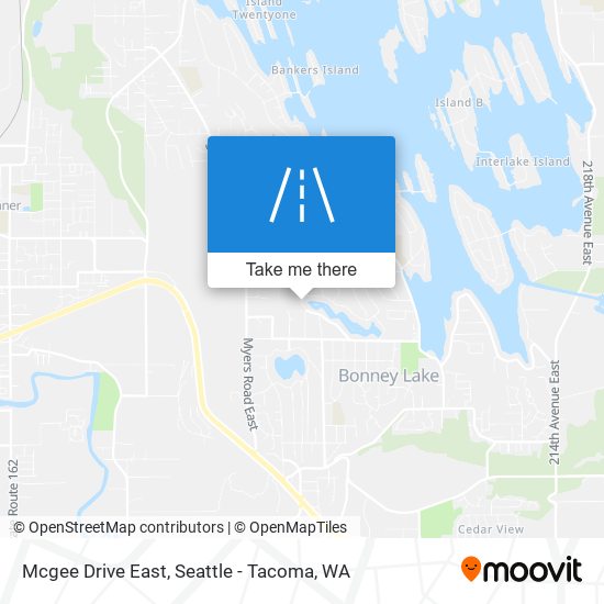 Mapa de Mcgee Drive East