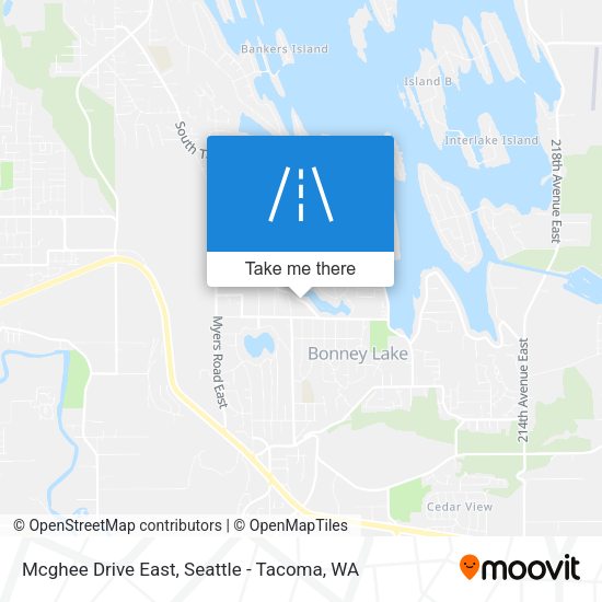 Mcghee Drive East map