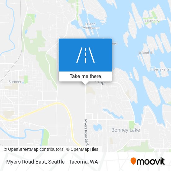 Myers Road East map