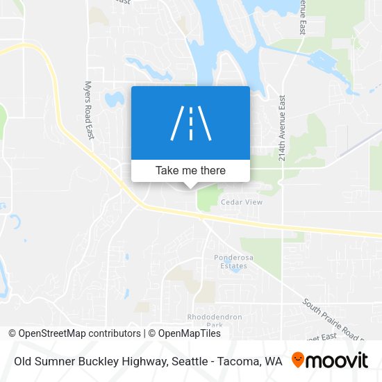Old Sumner Buckley Highway map