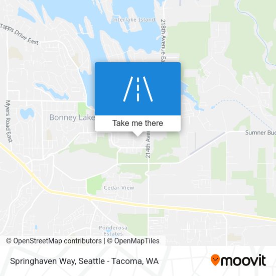 Mapa de Springhaven Way
