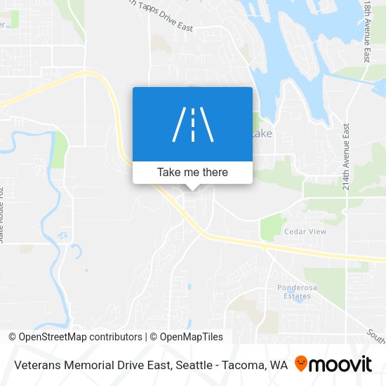 Veterans Memorial Drive East map