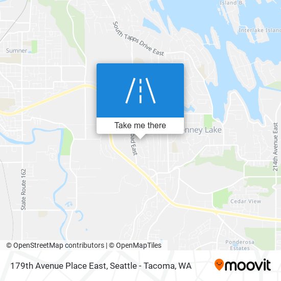 179th Avenue Place East map