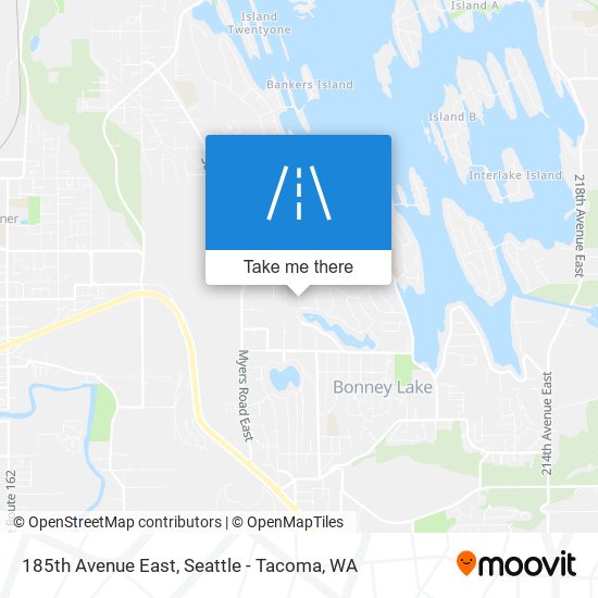 Mapa de 185th Avenue East