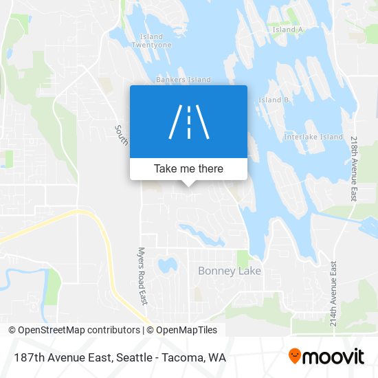 187th Avenue East map