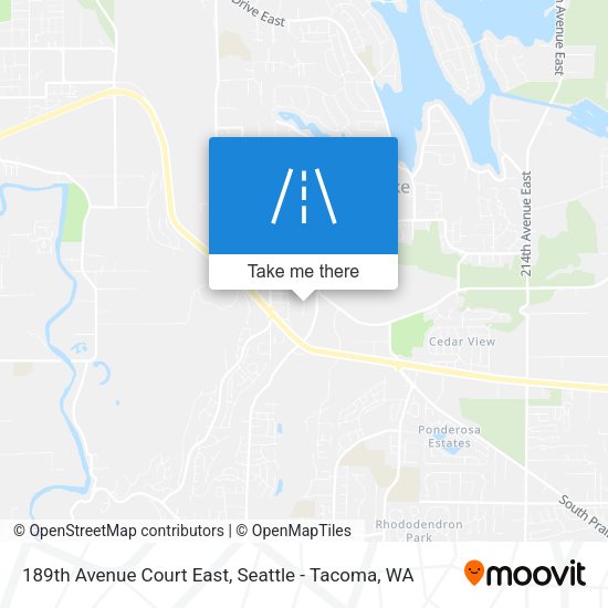 189th Avenue Court East map