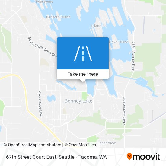 Mapa de 67th Street Court East