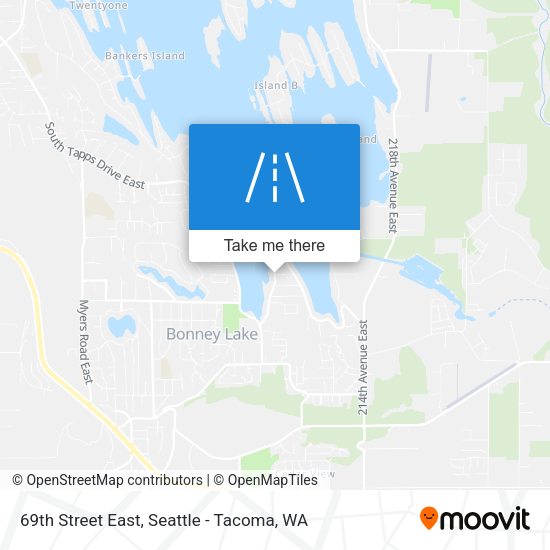 Mapa de 69th Street East