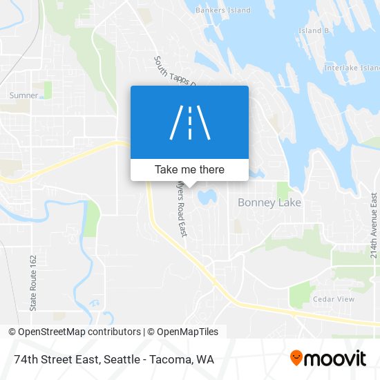 Mapa de 74th Street East