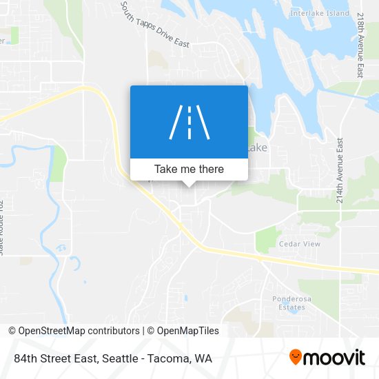 84th Street East map