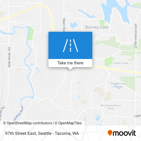 97th Street East map