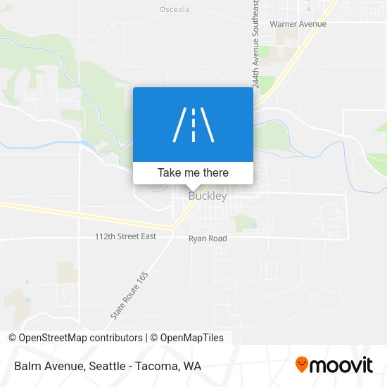 Mapa de Balm Avenue