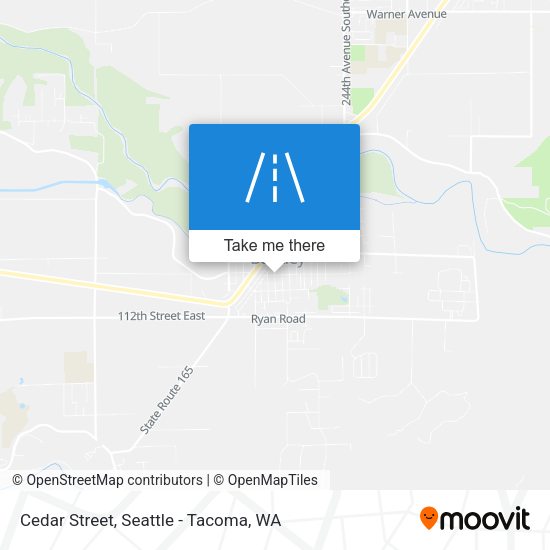 Mapa de Cedar Street