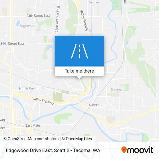 Mapa de Edgewood Drive East