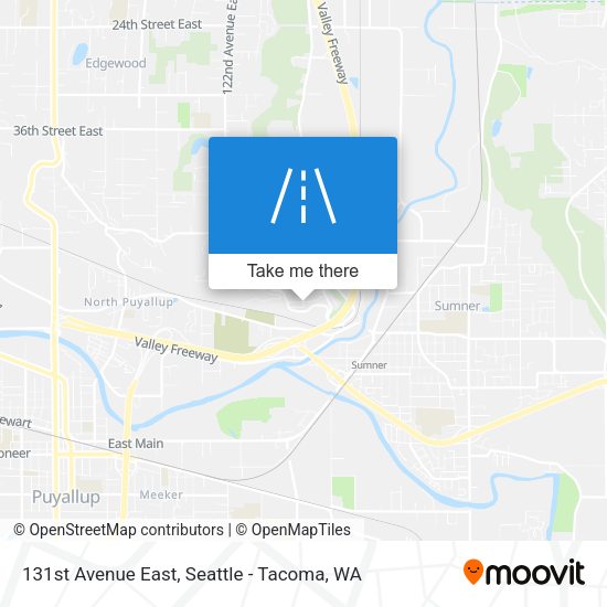 Mapa de 131st Avenue East