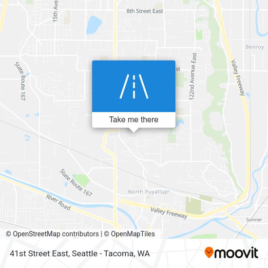 Mapa de 41st Street East
