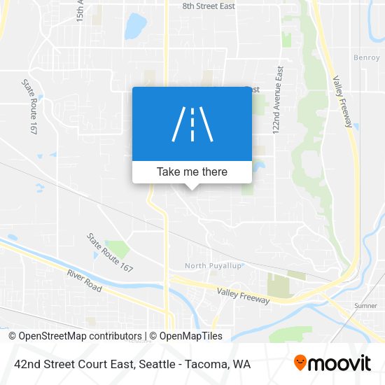 Mapa de 42nd Street Court East