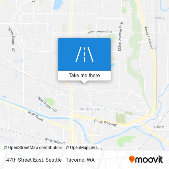 47th Street East map