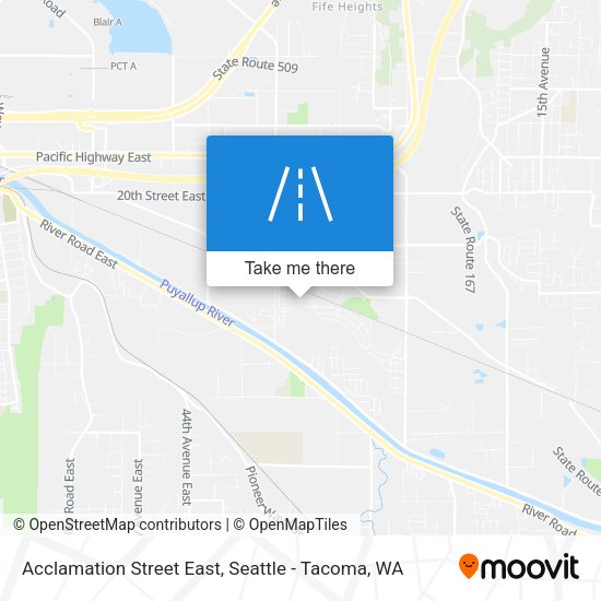 Mapa de Acclamation Street East