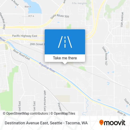 Mapa de Destination Avenue East